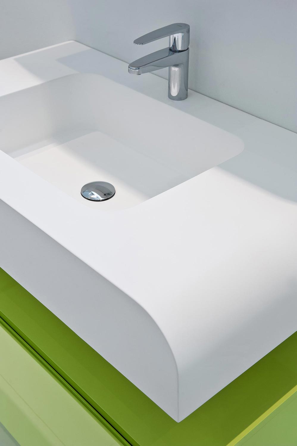 Double Sink Corian Formica Hi Macs Solid Surface Vanity