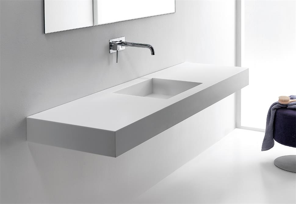 37 Inch Solid Surface Bathroom Vanity Top