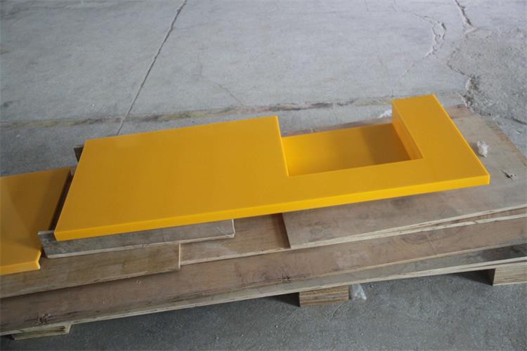 Yellow Corian Solid Surface Countertops Custom Size